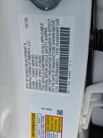 new 2025 Honda Accord Hybrid car, priced at $33,780