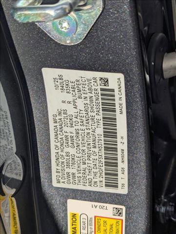 new 2026 Honda Civic car, priced at $26,603