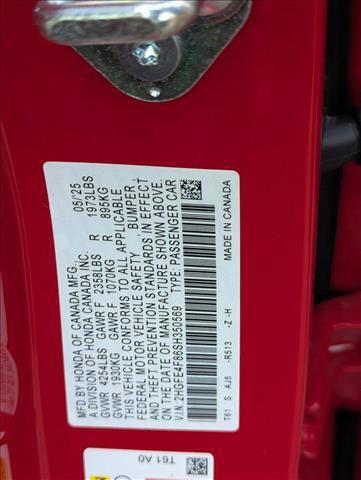 new 2025 Honda Civic Hybrid car, priced at $33,100