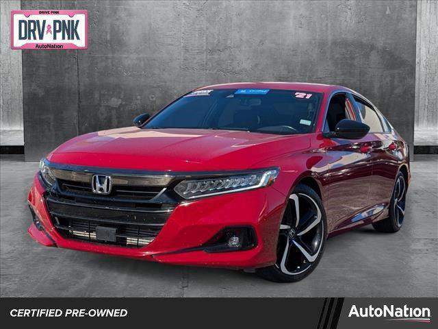 used 2021 Honda Accord car, priced at $21,884