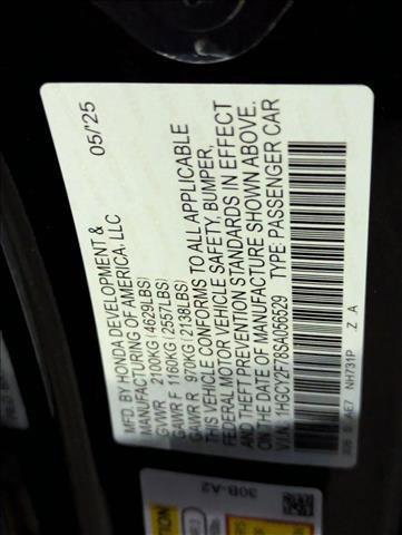 new 2025 Honda Accord Hybrid car, priced at $36,525