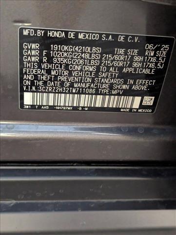 new 2026 Honda HR-V car, priced at $29,095