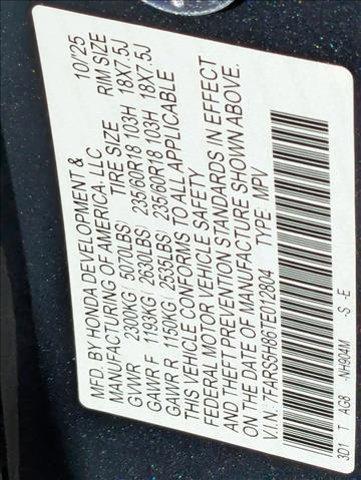 new 2026 Honda CR-V Hybrid car, priced at $38,453