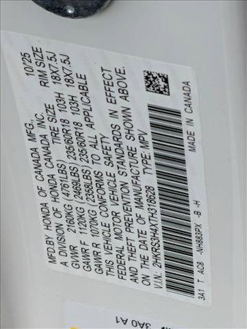 new 2026 Honda CR-V car, priced at $34,052