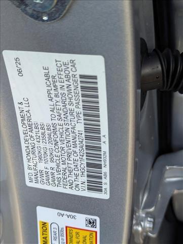 new 2025 Honda Accord car, priced at $31,710