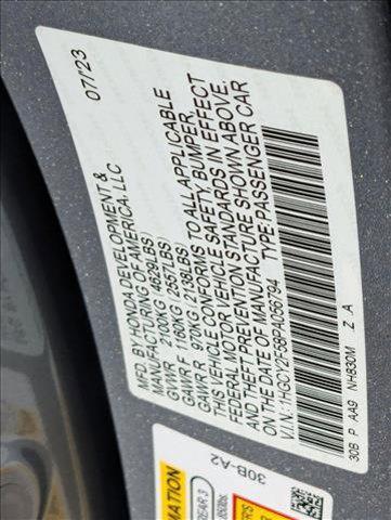 used 2023 Honda Accord Hybrid car, priced at $29,980
