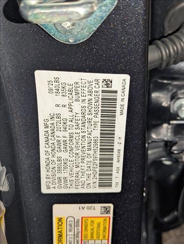 new 2026 Honda Civic car, priced at $26,603