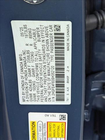 new 2025 Honda Civic Hybrid car, priced at $33,555