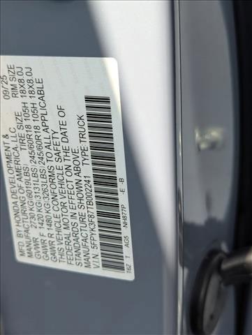 new 2026 Honda Ridgeline car, priced at $49,365