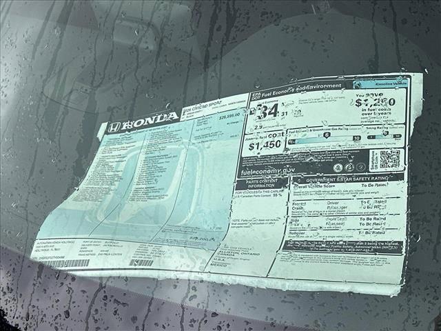 new 2026 Honda Civic car, priced at $27,992