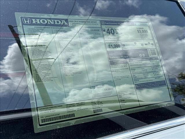 new 2025 Honda CR-V Hybrid car, priced at $36,500