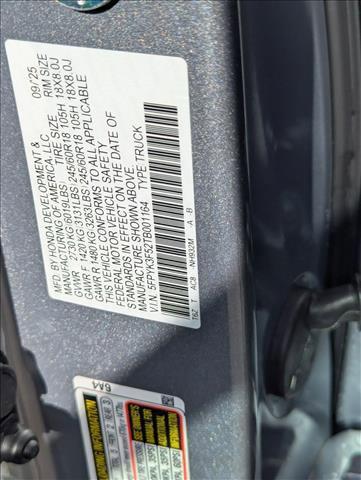 new 2026 Honda Ridgeline car, priced at $44,890