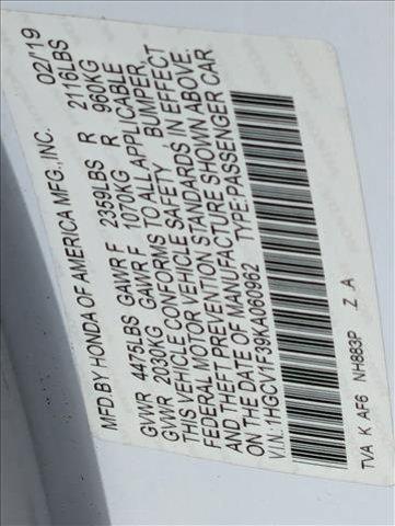 used 2019 Honda Accord car, priced at $17,466