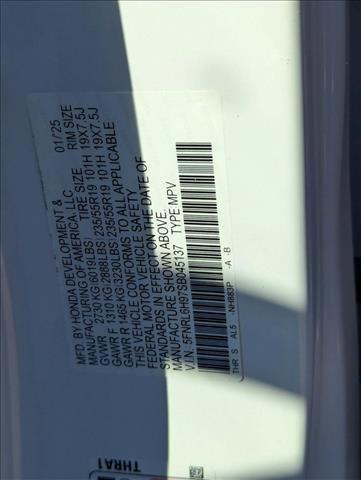 new 2025 Honda Odyssey car, priced at $53,085