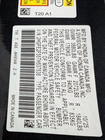 new 2026 Honda Civic car, priced at $26,603