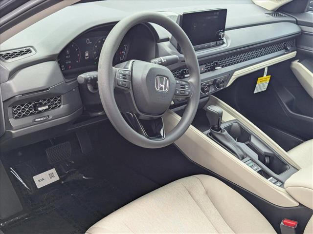 new 2025 Honda Accord car, priced at $31,655