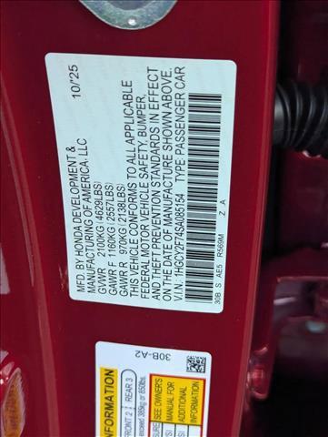 new 2025 Honda Accord Hybrid car, priced at $35,246