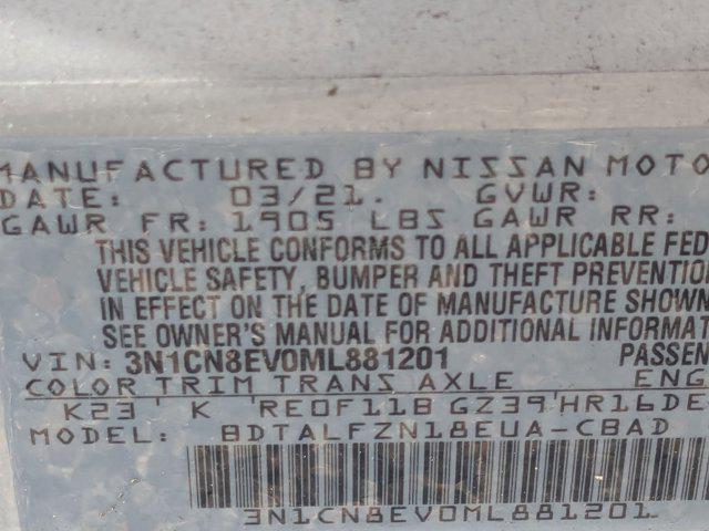 used 2021 Nissan Versa car, priced at $12,214