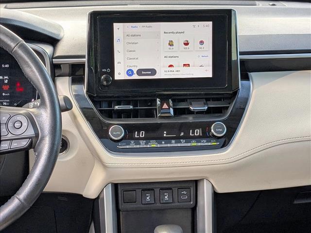 used 2023 Toyota Corolla Cross car, priced at $23,980