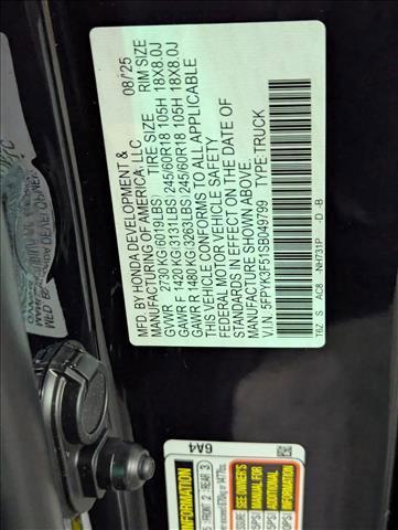 new 2025 Honda Ridgeline car, priced at $41,866