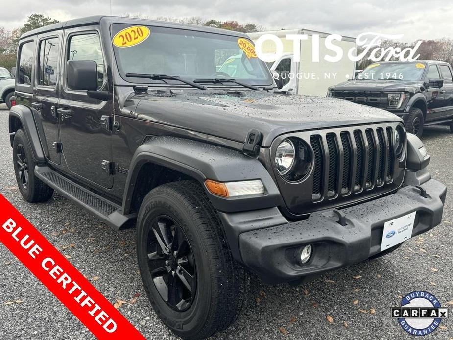 used 2020 Jeep Wrangler Unlimited car, priced at $33,700