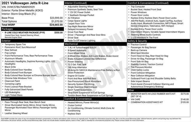 used 2021 Volkswagen Jetta car, priced at $16,583
