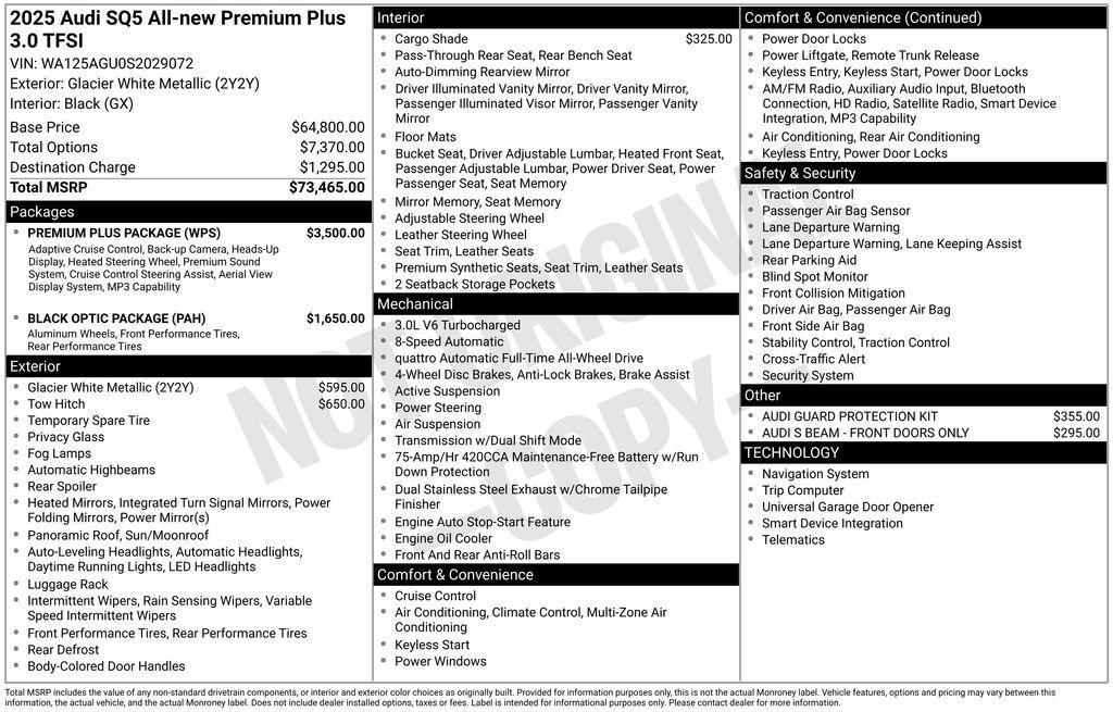 used 2025 Audi SQ5 car