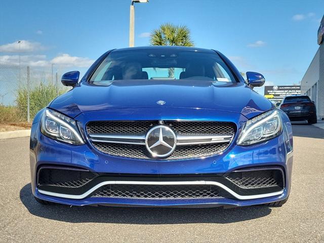 used 2017 Mercedes-Benz AMG C 63 car, priced at $41,953