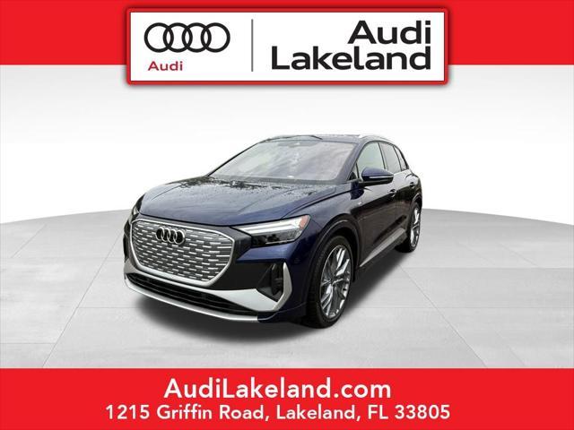 new 2025 Audi Q4 e-tron car, priced at $64,325