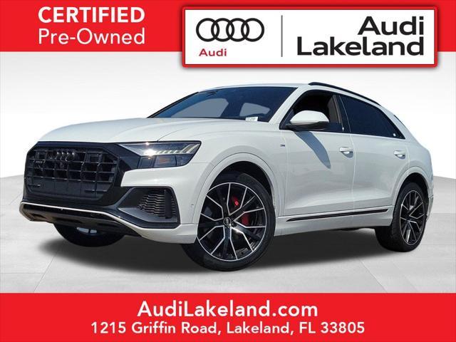 used 2021 Audi Q8 car, priced at $39,991