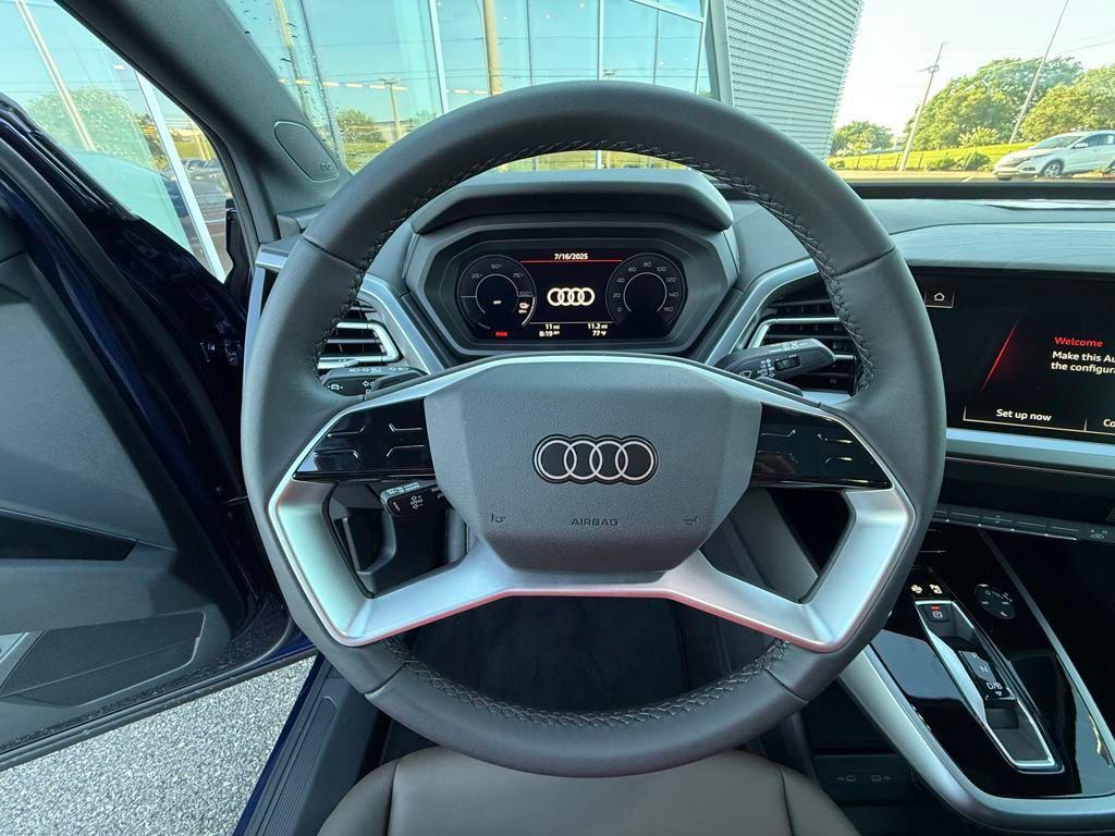 new 2025 Audi Q4 e-tron car, priced at $56,230