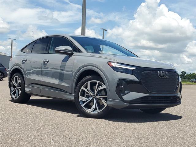 new 2024 Audi Q4 e-tron Sportback car, priced at $66,225