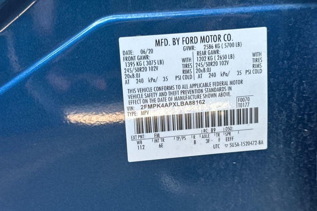 used 2020 Ford Edge car, priced at $22,999