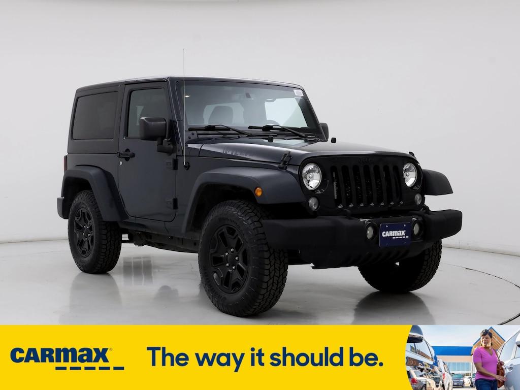 used 2017 Jeep Wrangler car, priced at $20,998