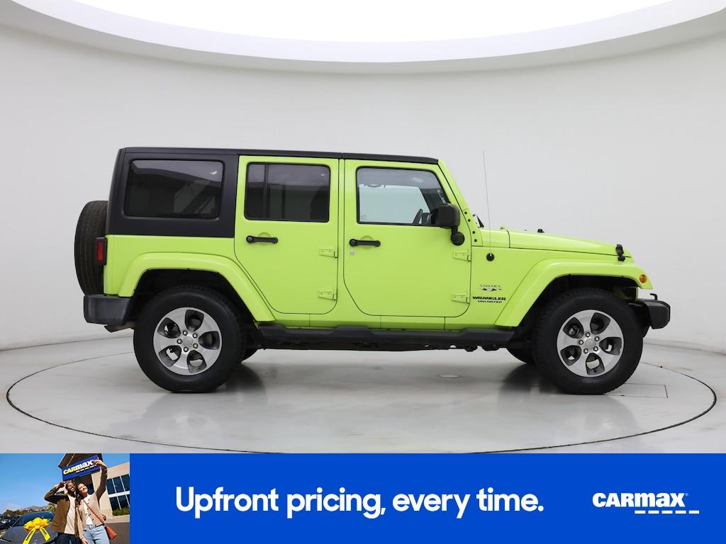 used 2017 Jeep Wrangler car, priced at $21,998