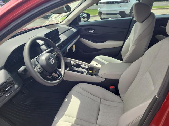 new 2025 Honda Accord car, priced at $30,765