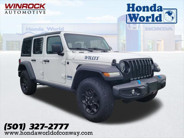 used 2023 Jeep Wrangler 4xe car, priced at $27,588