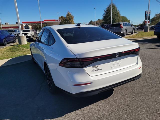 new 2025 Honda Accord car, priced at $30,751