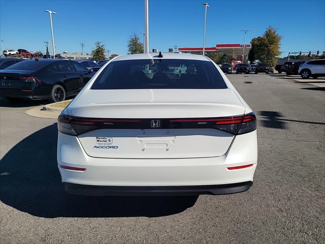 new 2025 Honda Accord car, priced at $30,751