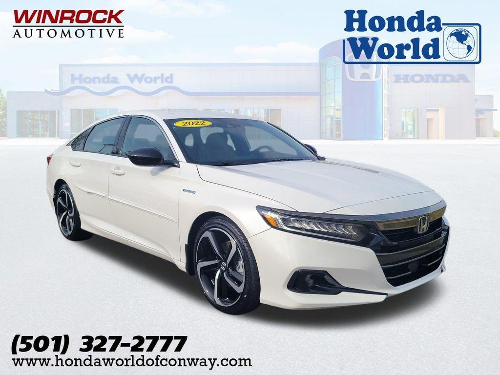 used 2022 Honda Accord Hybrid car, priced at $22,498