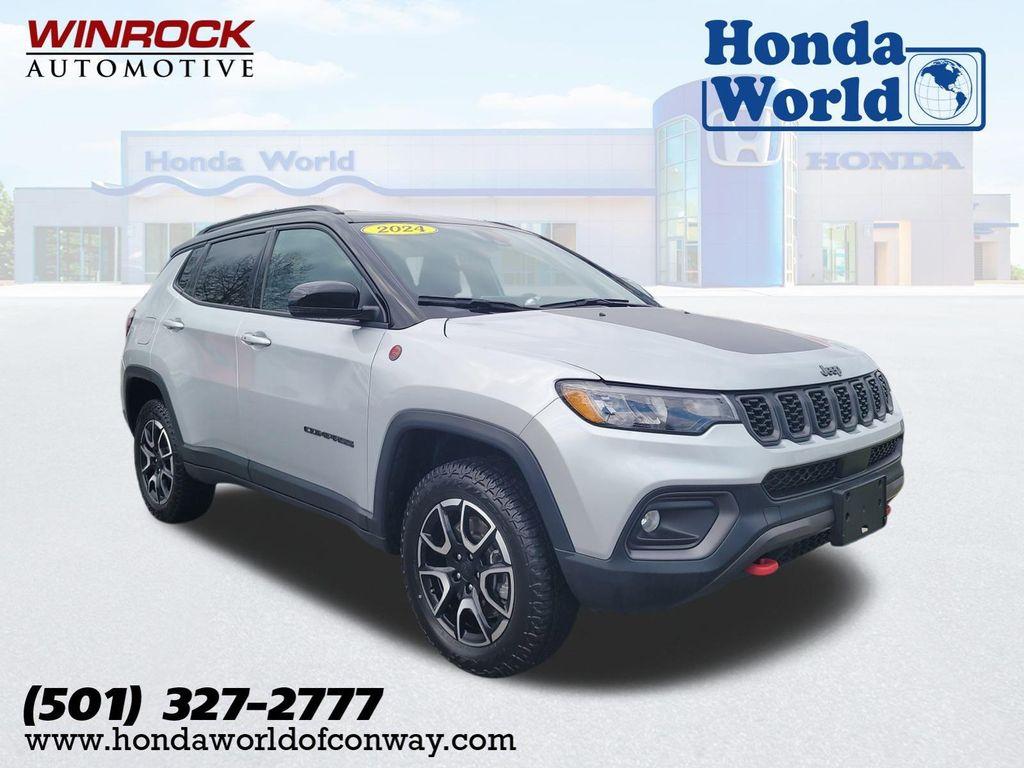 used 2024 Jeep Compass car, priced at $23,598