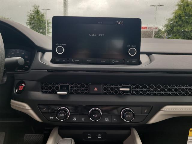 new 2025 Honda Accord car, priced at $30,324