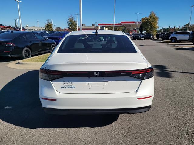 new 2025 Honda Accord car, priced at $30,751