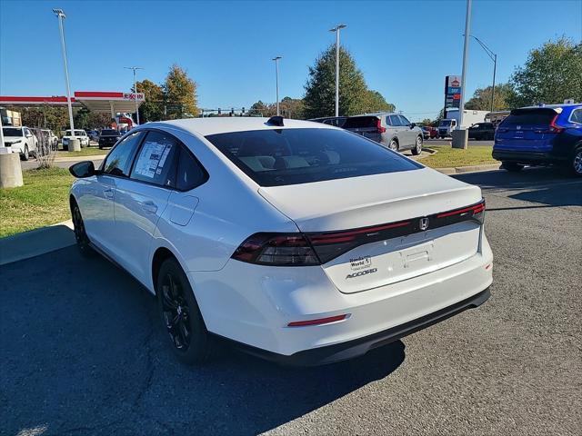 new 2025 Honda Accord car, priced at $30,751