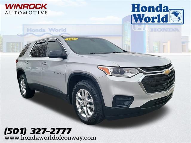 used 2021 Chevrolet Traverse car, priced at $22,464