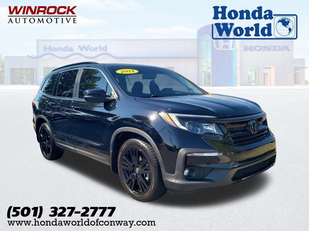 used 2021 Honda Pilot car, priced at $26,888