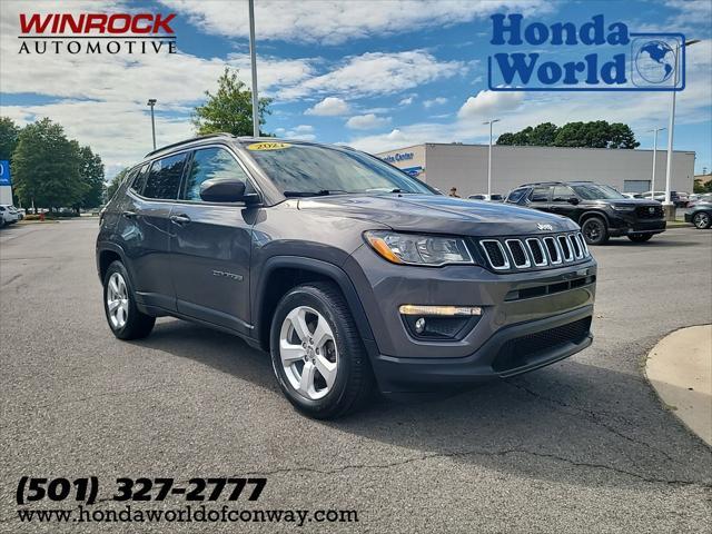 used 2021 Jeep Compass car, priced at $17,500