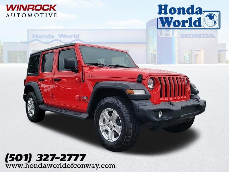 used 2018 Jeep Wrangler Unlimited car, priced at $24,913