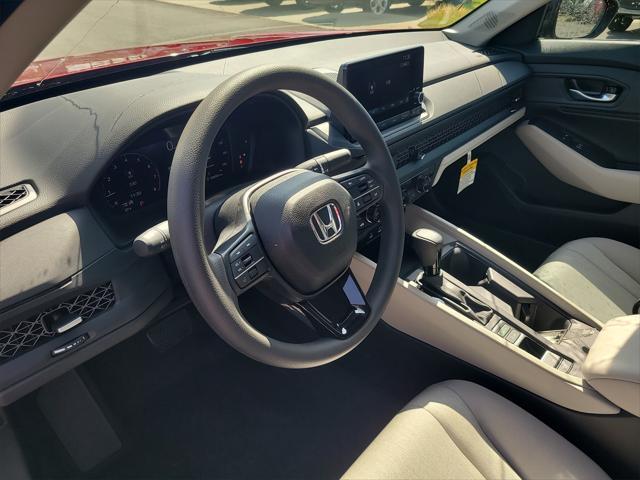 new 2025 Honda Accord car, priced at $31,165