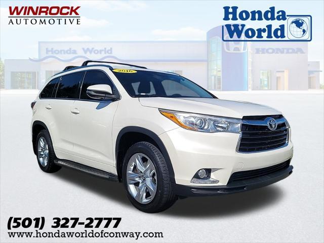 used 2016 Toyota Highlander car, priced at $17,649